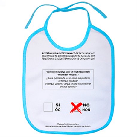 Babero Referèndum Catalunya independent No