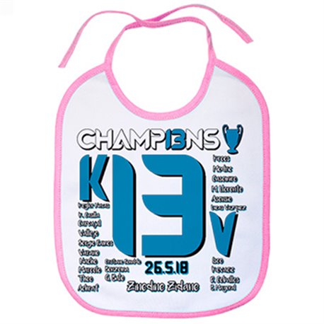 Babero Real Madrid Champ13ns nombres de los Campeones de Europa