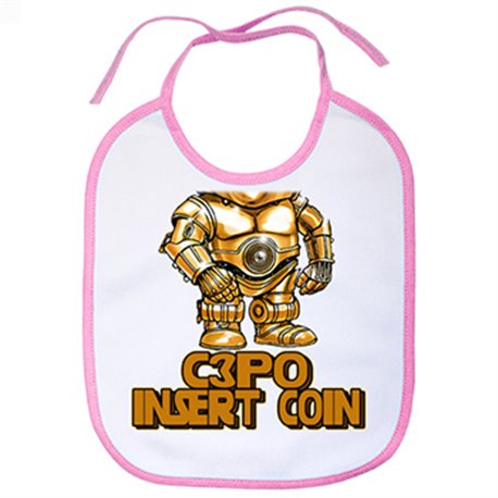 Babero C3PO Insert Coin