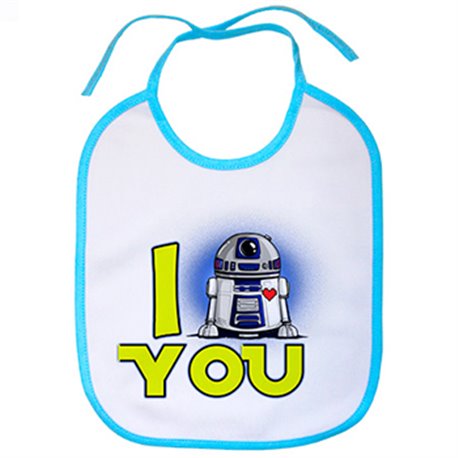 Babero Star Wars I Love You R2D2 androide