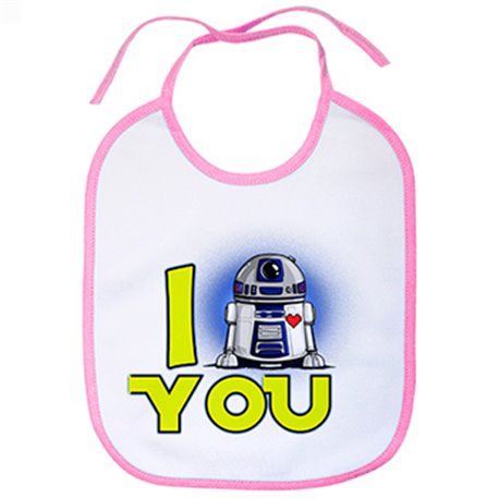 Babero Star Wars I Love You R2D2 androide