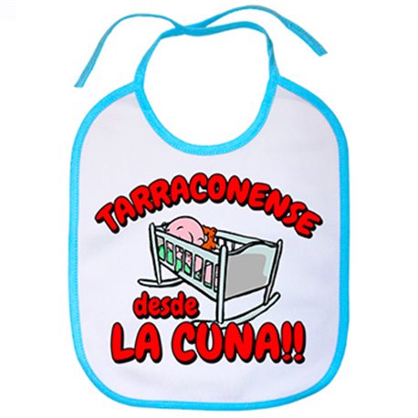 Babero Tarragonense desde la cuna Tarragoní Tarragona Nastic fútbol