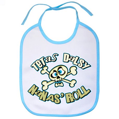 Babero Tetas Dalsy Nana´s Roll blanco azul