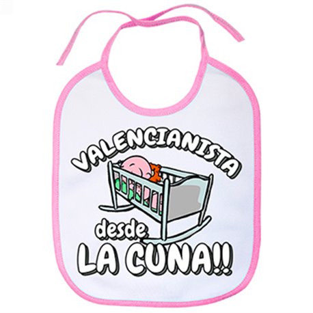 Babero Valencianista desde la cuna Valencia fútbol