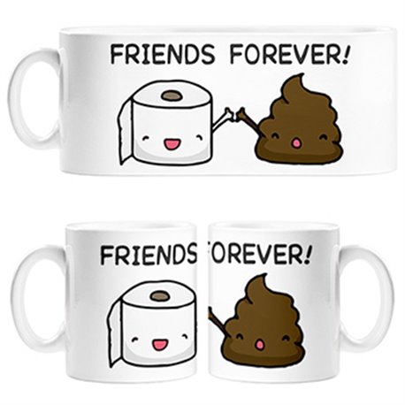 Taza de cachondeo Friends Forever