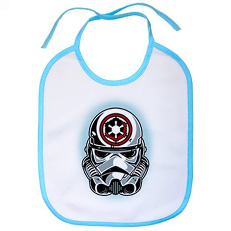 Babero ilustración casco de soldado imperial de las galaxias