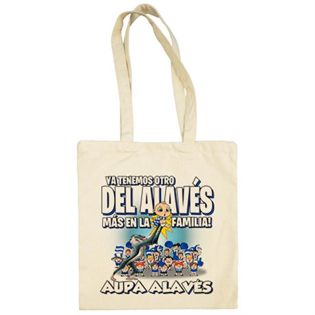 Bolsa de tela ya tenemos otro del Alavés más en la familia fútbol