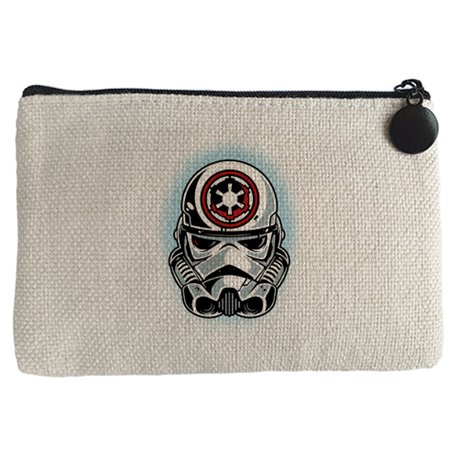 Monedero ilustración casco de soldado imperial de las galaxias