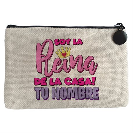 Monedero soy la reina de la casa personalizable con nombre