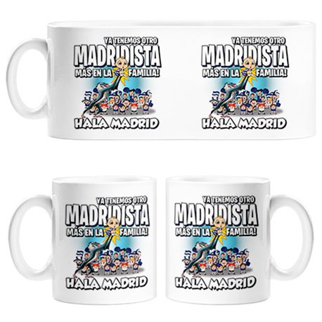 Taza ya tenemos otro madridista más en la familia Madrid fútbol