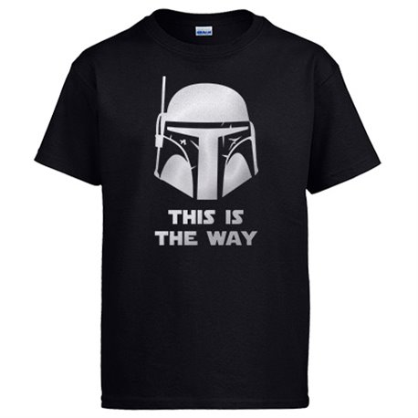 Camiseta ilustración frase This is the way