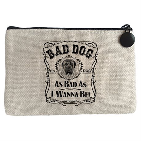 Monedero frase perro raza Bullmastiff Bad dog as bad as I wanna be
