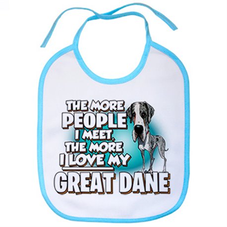 Babero I love my Gran Danés raza perro