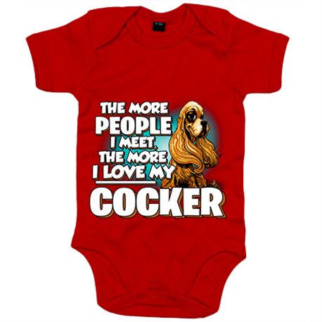 Body bebé I love my Cocker Spaniel raza perro
