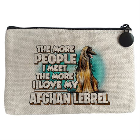 Monedero I love my Afghan Lebrel raza perro