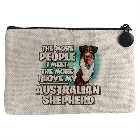 Monedero I love my Australian Shepherd raza perro