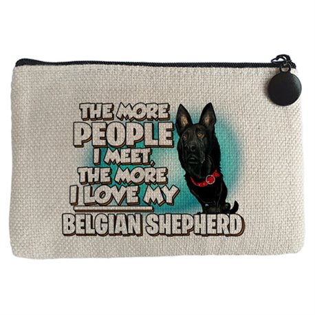 Monedero I love my Belgian Shepherd raza perro