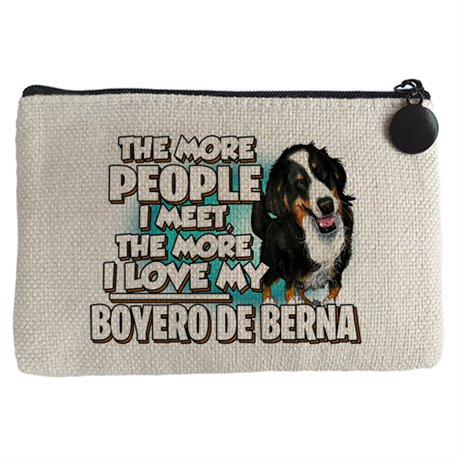 Monedero I love my Boyero de Berna raza perro