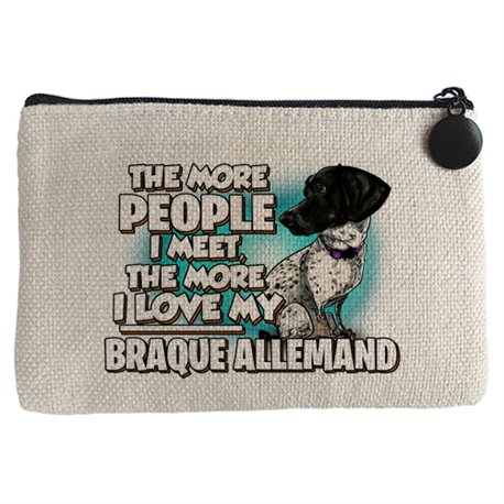 Monedero I love my Braque Allemand raza perro