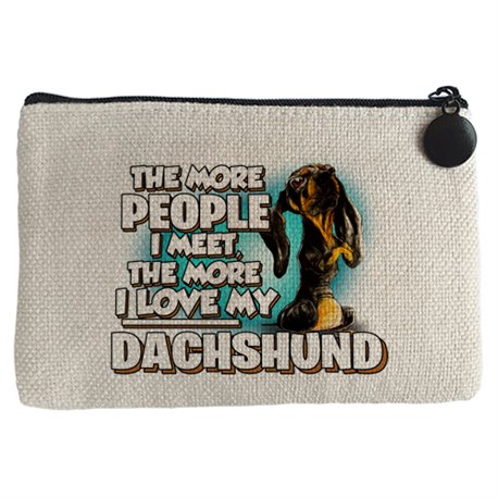 Monedero I love my Dachshund raza perro