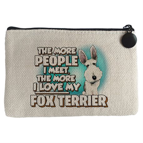 Monedero I love my Fox Terrier raza perro
