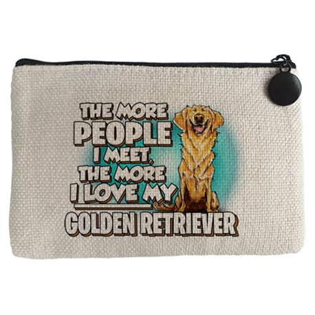Monedero I love my Golden Retriever raza perro