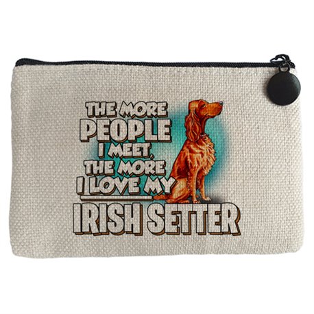 Monedero I love my Irish Setter raza perro