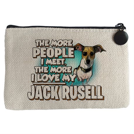 Monedero I love my Jack Russell raza perro