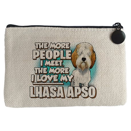 Monedero I love my Lhasa Apso raza perro
