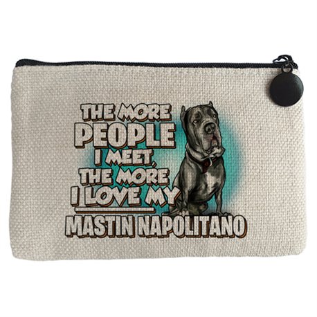 Monedero I love my Mastín Napolitano raza perro