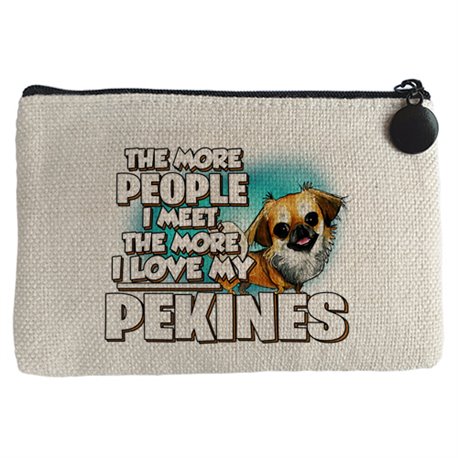 Monedero I love my Pekines raza perro