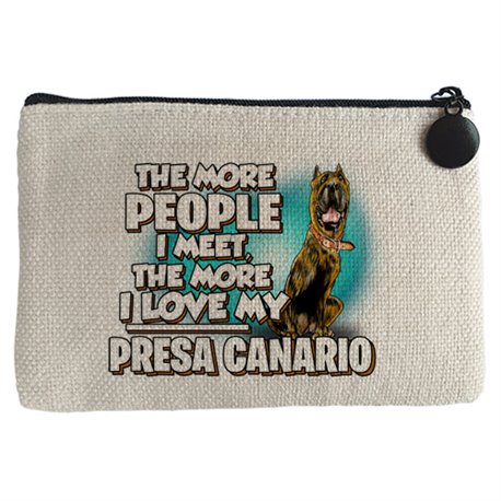 Monedero I love my Presa Canario raza perro