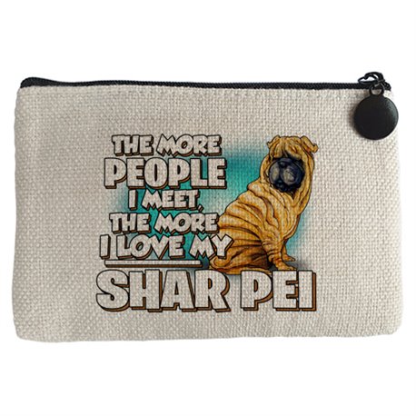 Monedero I love my Shar Pei mascota raza perro