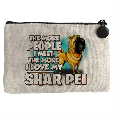 Monedero I love my Shar Pei raza perro