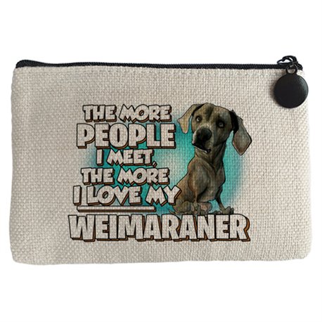 Monedero I love my Weimaraner raza perro