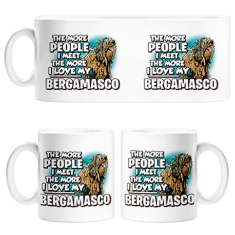 Taza I love my Bergamasco raza perro