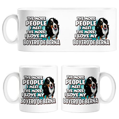 Taza I love my Boyero de Berna raza perro