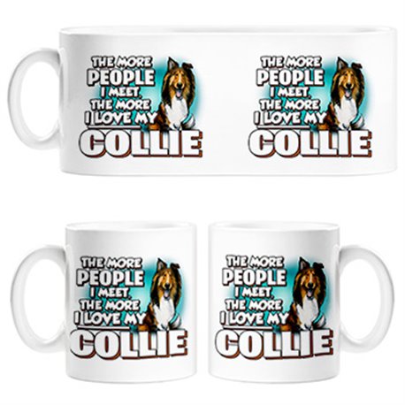 Taza I love my Collie raza perro