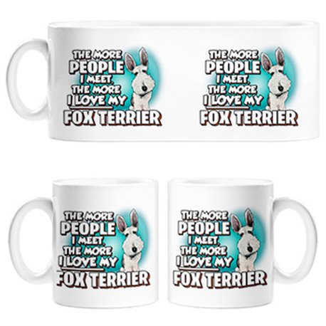 Taza I love my Fox Terrier raza perro