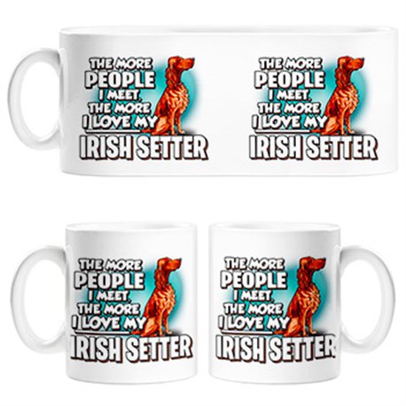 Taza I love my Irish Setter raza perro