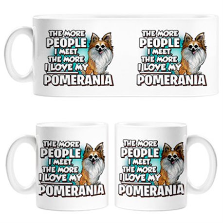 Taza I love my Pomerania raza perro