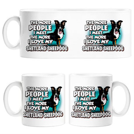 Taza I love my Shetland Sheepdog raza perro