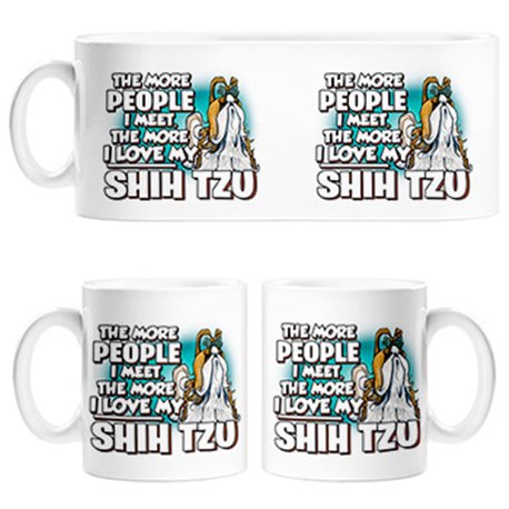 Taza I love my Shih Tzu raza perro
