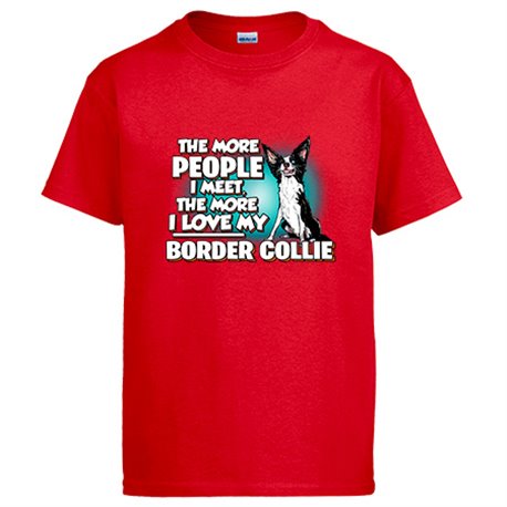 Camiseta I love my Border Collie raza perro