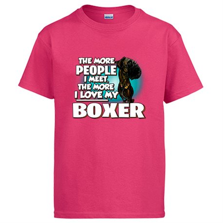 Camiseta I love my Boxer Atigrado raza perro