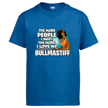 Camiseta I love my Bullmastiff raza perro