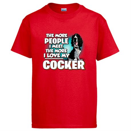 Camiseta I love my Cocker raza perro