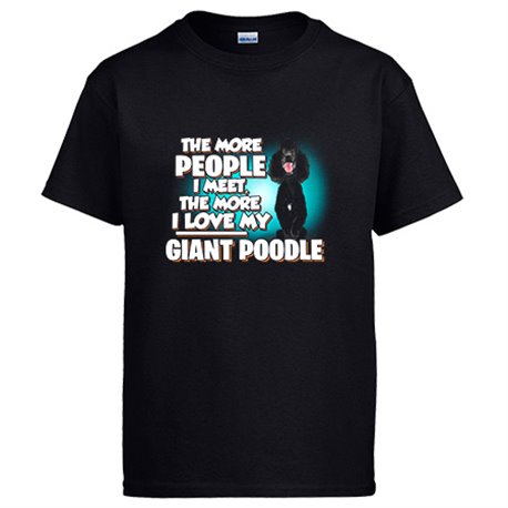 Camiseta I love my Giant Poodle raza perro