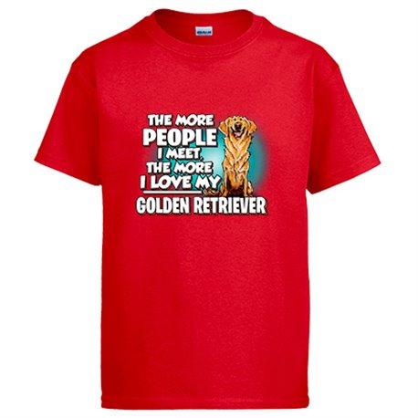 Camiseta I love my Golden Retriever raza perro