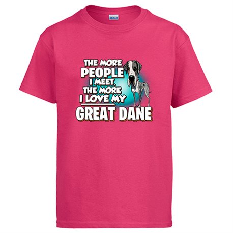 Camiseta I love my Gran Danés raza perro